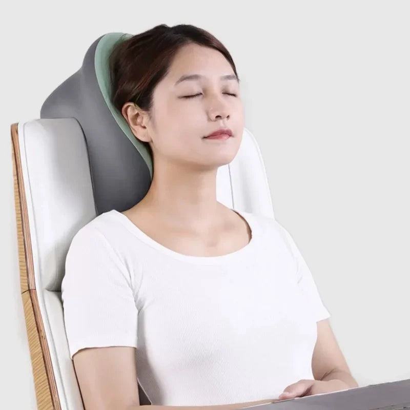 Almohada de viaje portátil en forma de U de espuma viscoelástica, almohadas para dormir, almohada para siesta de oficina, cojín cervical para coche o avión, soporte ergonómico para la cabeza
