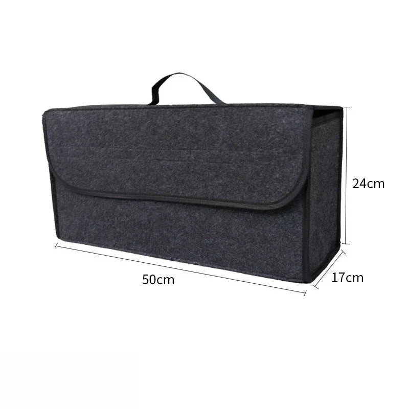 Bolsa de almacenamiento para maletero de coche, bolsa organizadora, organizador de maletero, gadget de coche, caja de almacenamiento plegable grande antideslizante, bolsa de herramientas de mano.