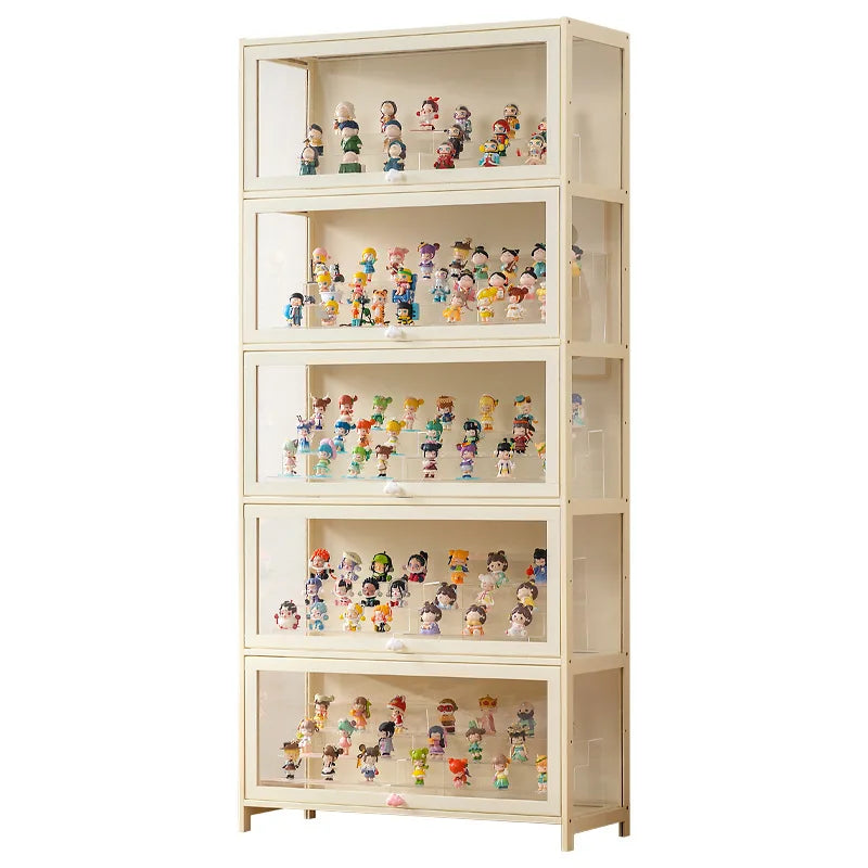 Expositor de Lego, Vitrina, Hogar, Viento Crema, A prueba de Polvo, Acrílico, Transparente, Modelo de Juguete, Vitrina de Caja Ciega