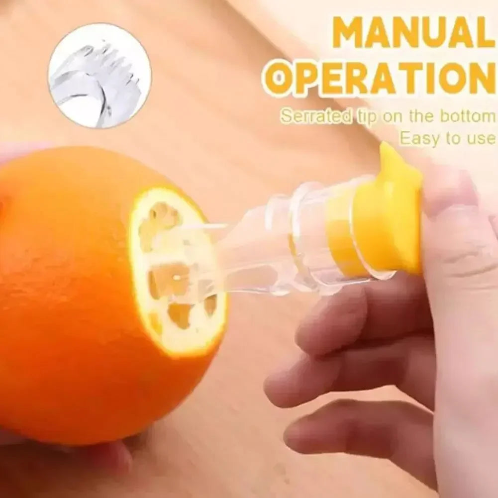 NUEVO Exprimidor manual de cítricos de plástico Mini exprimidor de limones Exprimidor de naranjas Fácil extractor de zumo Preservador de frescura Artículos de cocina