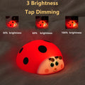 Luz nocturna LED con forma de ballena de dibujos animados, lámpara de silicona para niños, sensor táctil con temporizador, recargable por USB, para regalo de cumpleaños