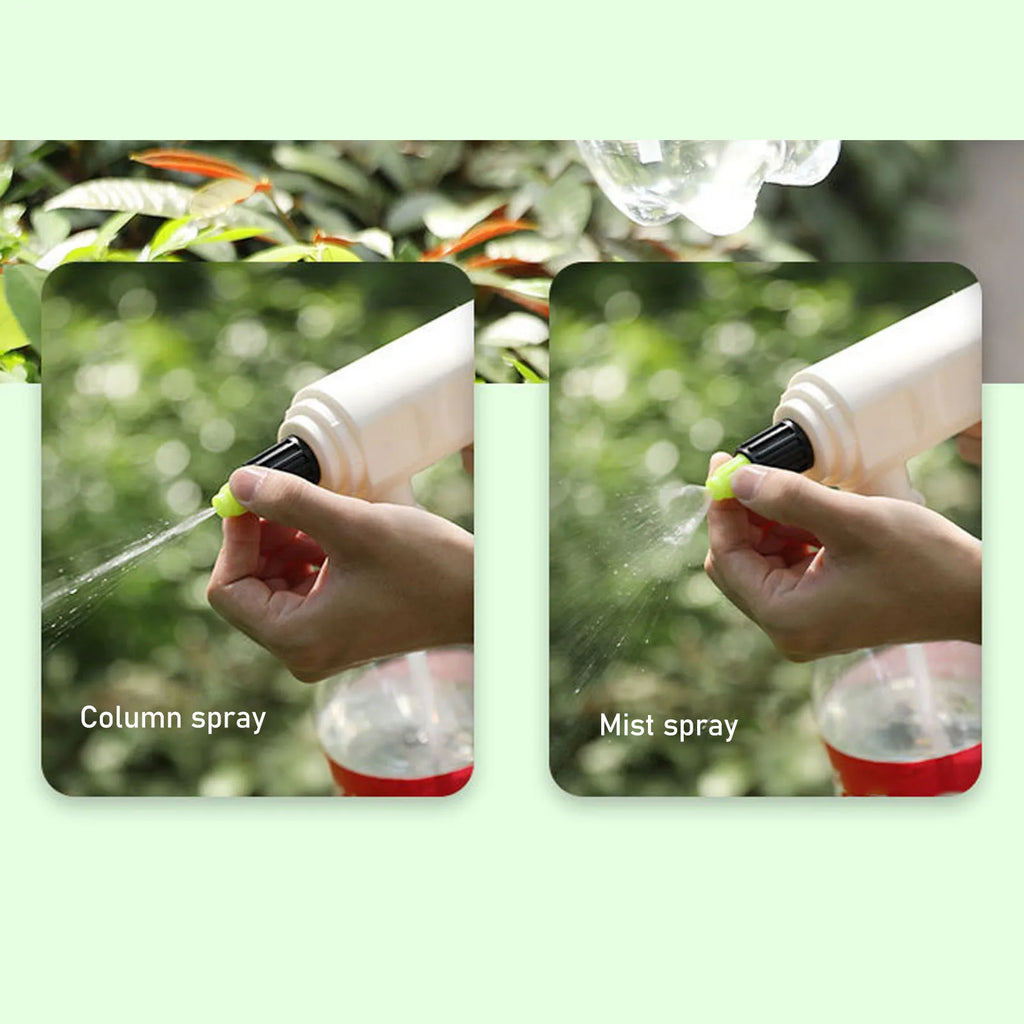 Cabezal Pulverizador a Batería Amplia Compatibilidad Boquilla Pulverizadora Eléctrica para Plantas Automática USB Recargable de Plástico para el Hogar