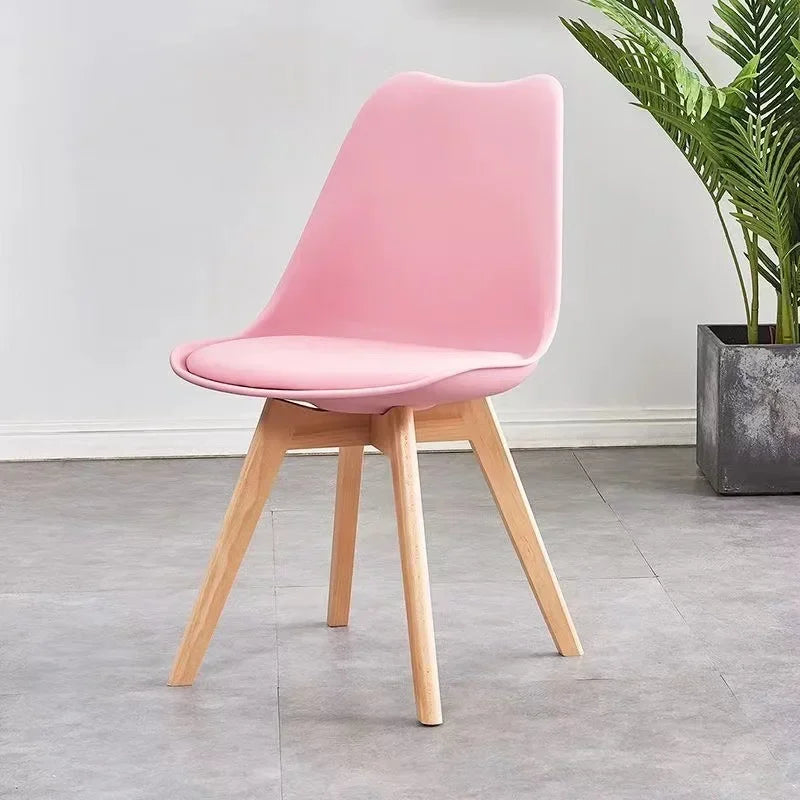 Silla de comedor moderna, silla para el hogar, silla minimalista nórdica con respaldo, silla para mesa de comedor, silla decorativa, sillón para sala de estar.