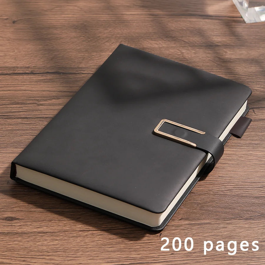 Cuaderno de cuero A5 vintage con tapa blanda personalizada, perfecto para reuniones de negocios y la vida universitaria