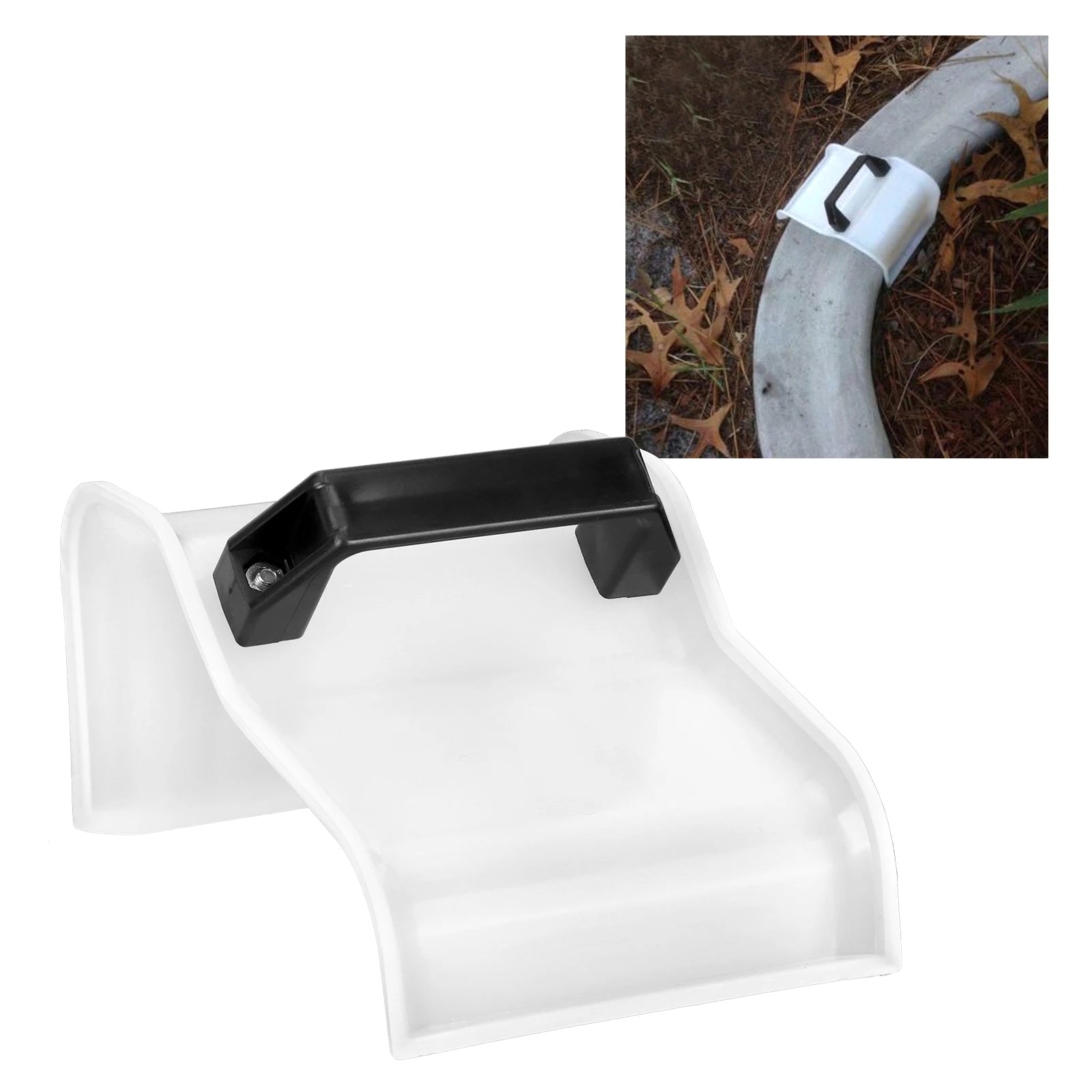 Llana de hormigón para bordillos Llana de hormigón para bordillos con mango para jardín, bricolaje, paisajismo, herramienta de moldeo, llana para bordes de hormigón