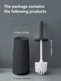 Plastic Toilet Brush With Standing Base Long Handle Toilet Cleaning Brush For WC Bathroom Accessories Cleaning Tools
