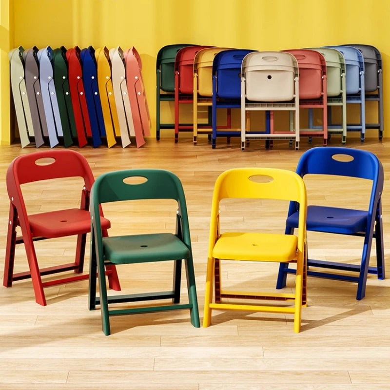 Silla para niños, asiento para bebés pequeños, respaldo plegable, taburete engrosado antideslizante, resistente y portátil, guardería, jardín de infancia, hogar