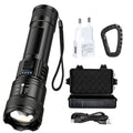 Linterna Súper Brillante Recargable USB LED Largo Alcance Táctica Antorcha Exterior Impermeable Emergencia Camping Pesca Linterna