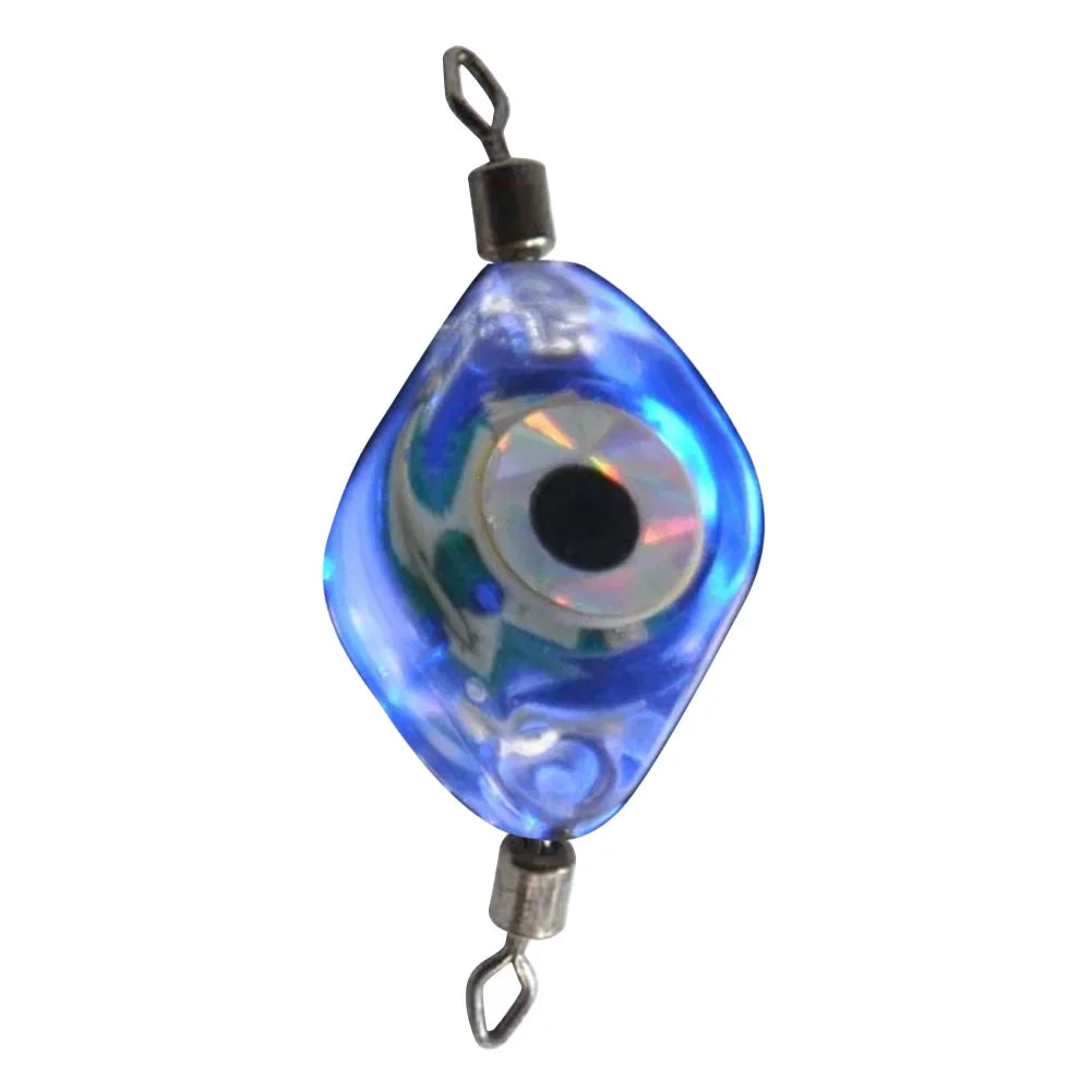 Luz LED para señuelo de pesca con forma de ojo, impermeable, con sensor de caída profunda, para agua salada y dulce, para uso subacuático