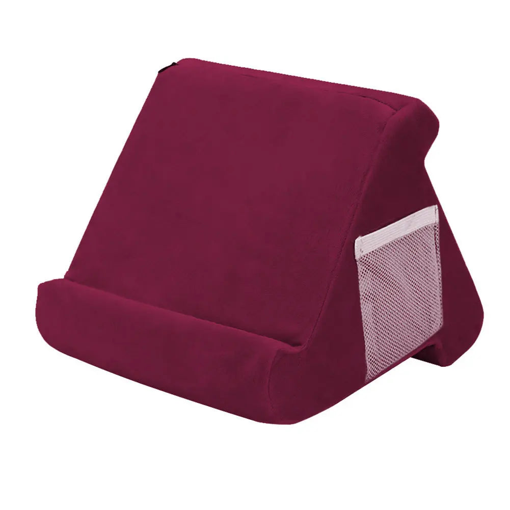 Soporte de almohada de esponja multifuncional para tabletas, para leer libros, soporte de escritorio para tabletas