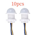 PIR Motion Sensor Detector Smart Switch Home Indoor Outdoor Infrared Light 110V 220V Time Delay Mode Adjust Lighting Switch