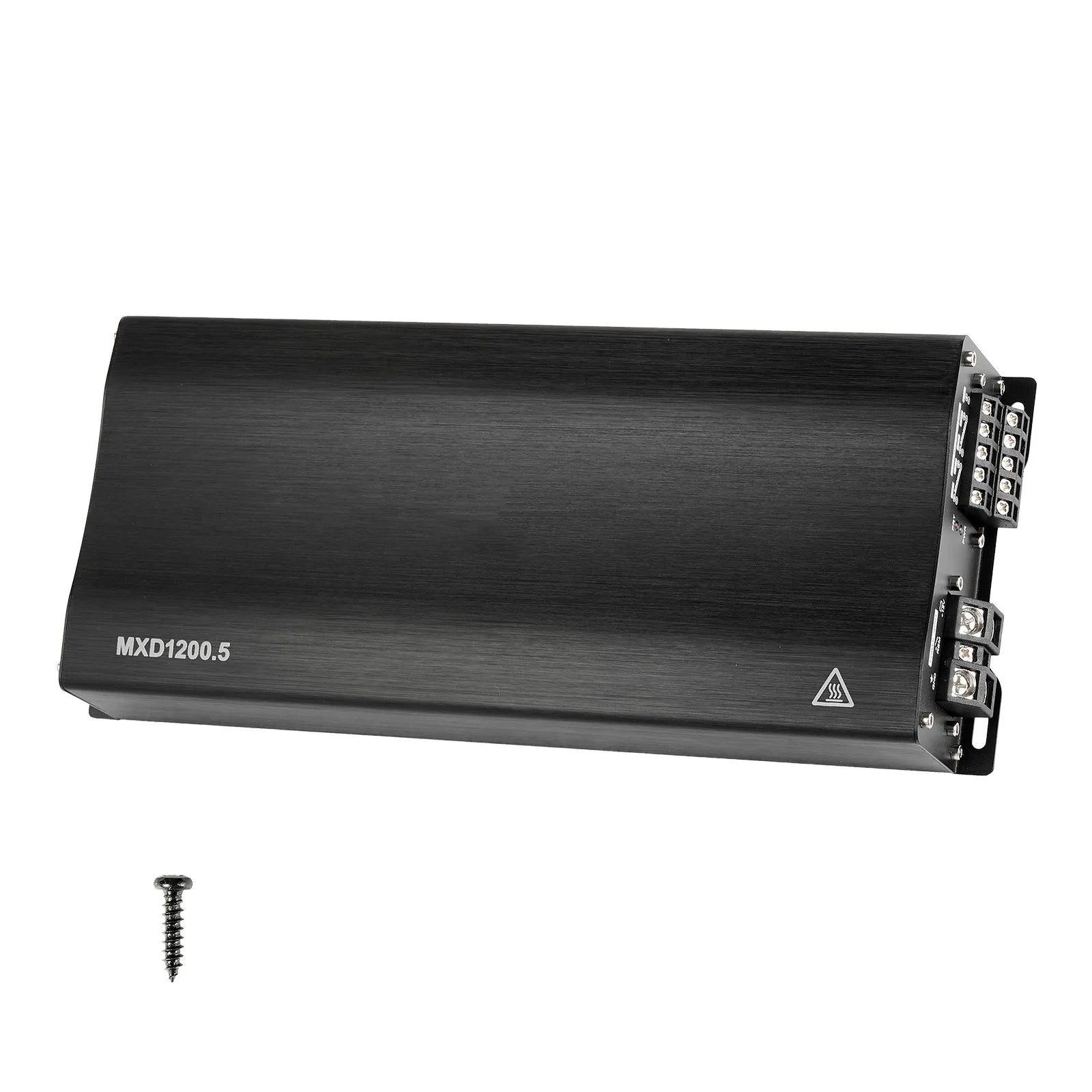 Amplificador de coche Uimoso Clase D de 5 canales, estéreo, 4 x 200W + 1 x 1000W a 2 ohmios