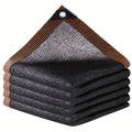Malla Sombra Negra Malla Cubierta Borde Reforzado Con Ojales, Red Solar Para Pérgola, Invernadero De Plantas, Jardines, Patio, Toldo