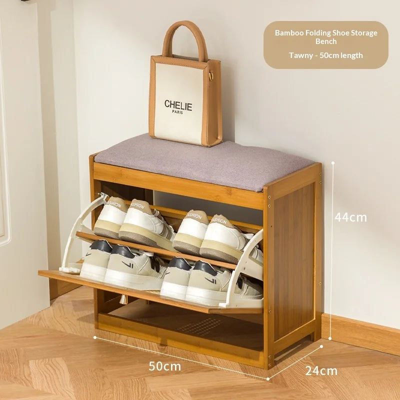 Banco zapatero con almacenamiento para la entrada, asiento largo tapizado, gabinete moderno para zapatos, banco para pasillo, gabinete de lujo para almacenamiento, estantes para zapatos.