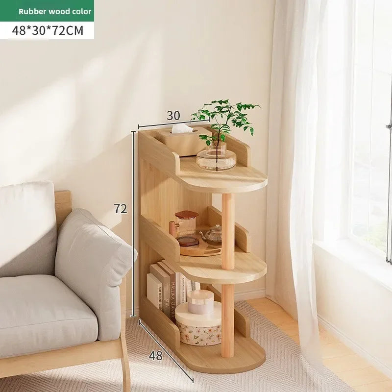 Estante de almacenamiento con clip de cabecera para dormitorio, estante de almacenamiento, librería pequeña, estante de suelo