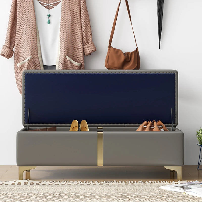 Shoe cabinet, small stool at the entrance of the household, entrance storage, storage, shoe changing stool