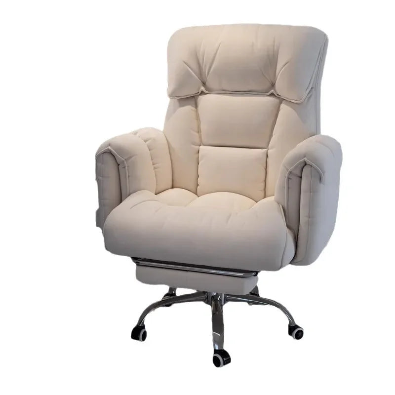 Silla de oficina ergonómica Silla de ordenador Silla de sofá Sedentario No cansado Sensación envolvente Silla de oficina Suministros de oficina para el hogar