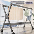 Tendedero de pie a techo Estante de secado plegable de aleación de aluminio para exteriores de instalación gratuita Tendedero de ropa para niños