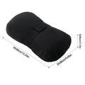 Almohada de rodilla para personas que duermen de lado, almohada de apoyo para piernas para el dolor de cadera y espalda, de felpa, con correa de sujeción y lavable a máquina