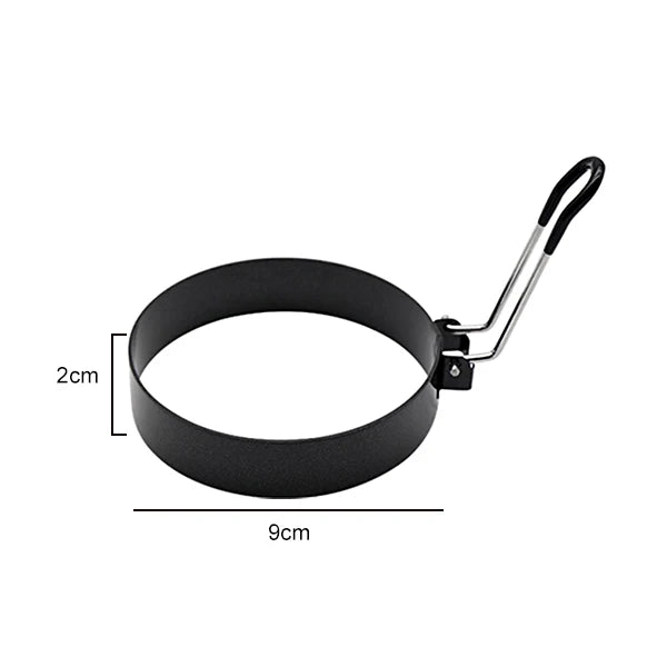 Anillo Profesional de Acero Inoxidable para Huevos Fritos, Molde Redondo Antiadherente para Panqueques