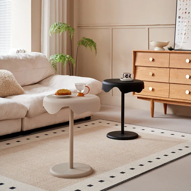 Mesa de centro con estante para helados de celebridades de Internet, mesa auxiliar pequeña móvil, mesita de noche, mesa de té tatami, mesa de centro de sofá, cama