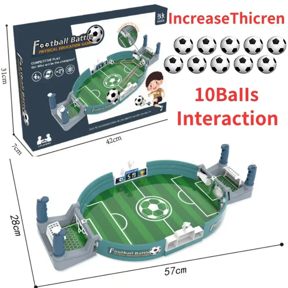 Juego de mesa de fútbol de mesa para fiestas familiares, juego de mesa de fútbol de mesa, juguetes de fútbol, deportes portátiles, juguetes al aire libre, regalo para niños