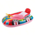 Flotador de piscina para bebé, flotador inflable de verano para playa con diseño de coche bonito, para niños pequeños, anillo de tubo de natación con asas de seguridad