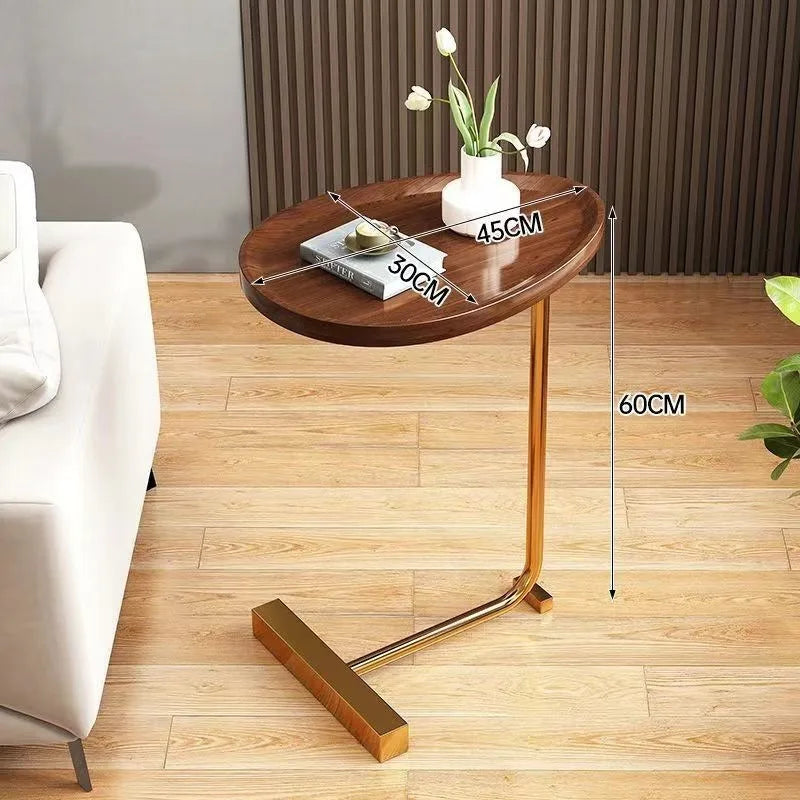 Mesa auxiliar extraíble, mesita pequeña simple para el hogar, estante de dormitorio junto a la cama, sala de estar, mesa auxiliar de sofá mini de celebridades de Internet.
