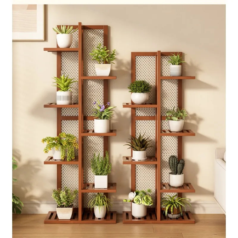 Soporte Resistente de Escalera por Niveles para Plantas, Estante para Macetas de Interior y Exterior, Ahorro de Espacio, Esquinero, Sala de Estar, Balcón, Plantas de Exterior