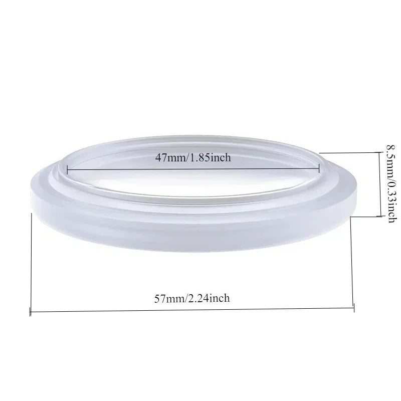 Junta de cabezal de preparación de silicona JUSTINLAU para cafetera, anillos de sellado, pieza de sellado profesional para DeLonghi EC685/EC680/EC850/860