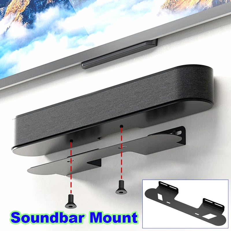 Soundbar Wall Mount Bracket for Sonos Beam Soundbar Compatible with Sonos Beam Gen1 & Gen2 Soundbar Speaker Wall Holder