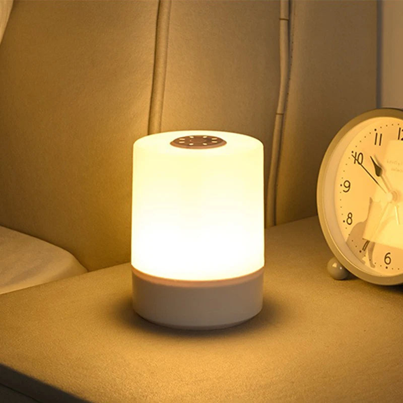 Luces de noche LED regulables para mesita de noche, lámparas de noche de carga para escritorio, iluminación decorativa para dormitorio, lámparas de mesa LED táctiles para lectura