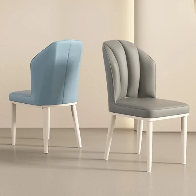 Silla de comedor color crema - Sillón moderno minimalista con patas de madera, silla decorativa de mediados de siglo para sala de estar y comedor