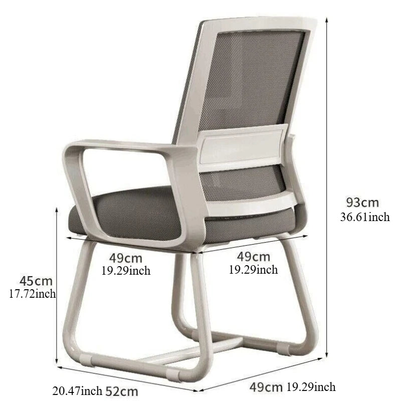Silla de ordenador Silla gamer Silla ergonómica cómoda Silla sedentaria para oficina, reuniones, dormitorio, universidad, estudiantes, hogar, escritorio, taburete