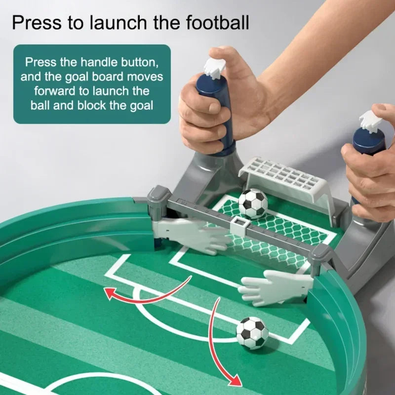 Juego de mesa de fútbol de mesa para fiestas familiares, juego de mesa de fútbol de mesa, juguetes de fútbol, deportes portátiles, juguetes al aire libre, regalo para niños