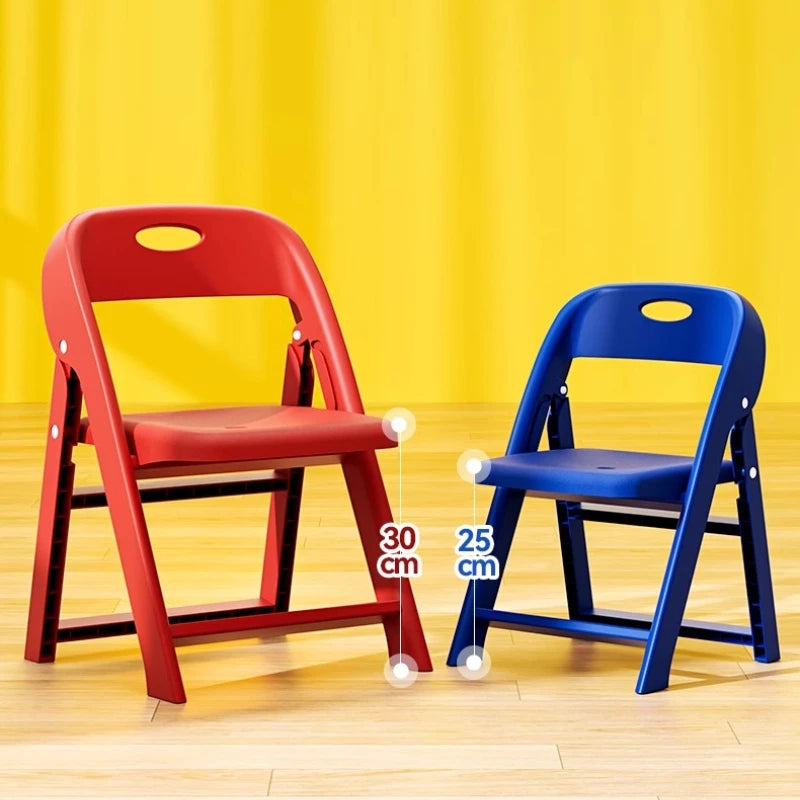 Silla para niños, asiento para bebés pequeños, respaldo plegable, taburete engrosado antideslizante, resistente y portátil, guardería, jardín de infancia, hogar