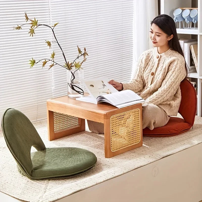 Sillón Tatami, Sillón Plegable para Dormitorio, Sofá Individual Pequeño para Dormitorio, Sillón Pequeño Ajustable, Extraíble y Lavable