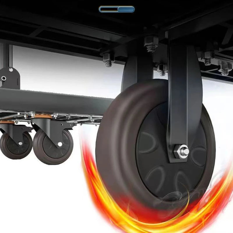 carro de plataforma de cuatro ruedas para arrastrar mercancías, carro de plataforma de cuatro ruedas para empujar mercancías, carro plegable, remolque exprés