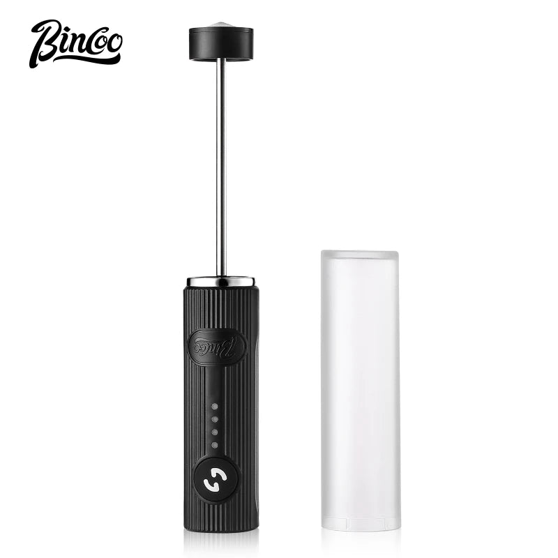Espumador de leche Bincoo USB recargable de 2 velocidades, batidor de mano y mini mezclador para café con leche y herramientas de cocina