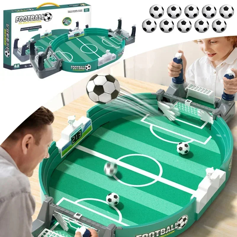 Juego de mesa de fútbol de mesa para fiestas familiares, juego de mesa de fútbol de mesa, juguetes de fútbol, deportes portátiles, juguetes al aire libre, regalo para niños