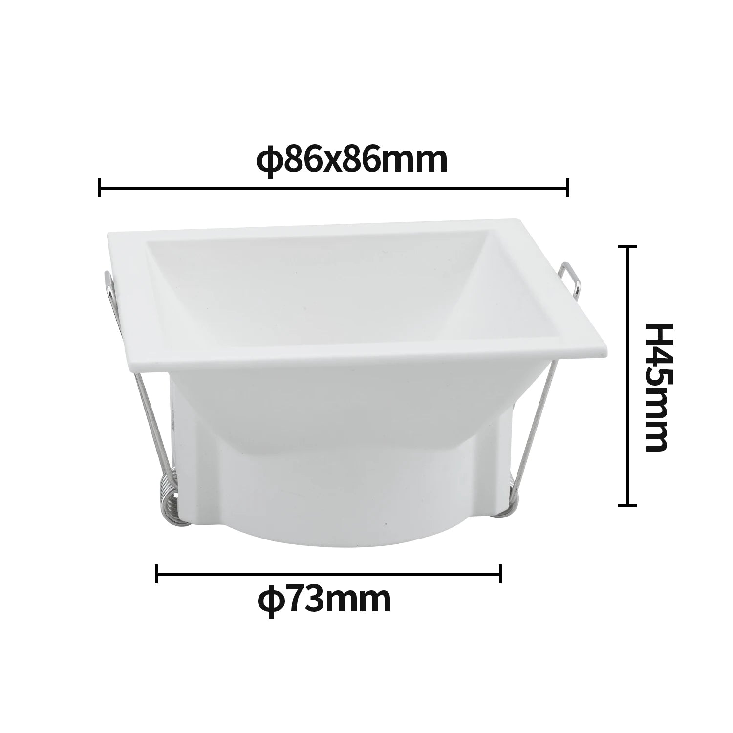 Recessed Mount Frame GU10/MR16 Lamp Holder Bathroom Spot Lighting Bracket SocketLamp Holder Socket Fitting Spot Lighting Fixture