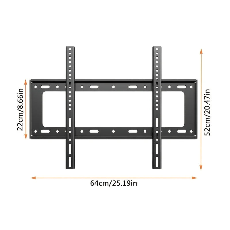 Soporte universal para TV BEISHI, montaje de pared fijo de perfil bajo para la mayoría de televisores planos/curvos de 40"-85" con VESA máximo de 600X500mm y hasta 70kg