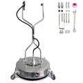 Limpiador de Superficies para Lavadora a Presión de 20 pulgadas y 4600 PSI con 4 ruedas y doble asa para limpiar calzadas, aceras, terrazas y patios