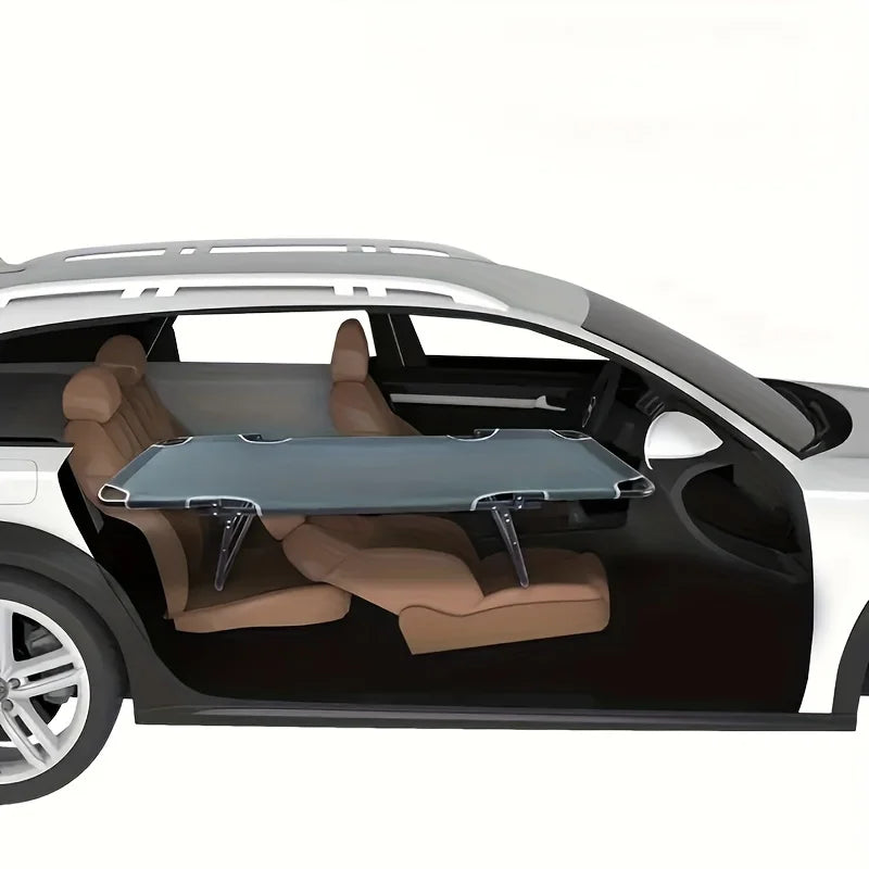 Cama de viaje conveniente para coche, colchoneta de camping para coche, asiento trasero de coche, cama de viaje plegable para coche, artefacto para dormir para el copiloto