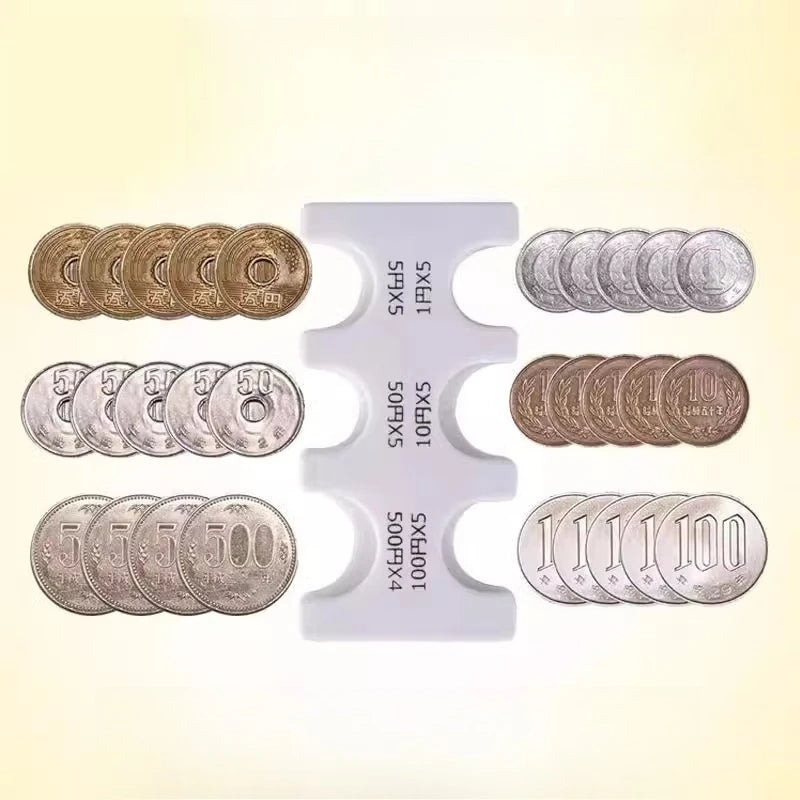 Japanese Coin Storage Box Change Storage Bag Japanese Yen Coin Clip Travel Good Stuff Coin Rack Storage Bag Coin Box Home Garden