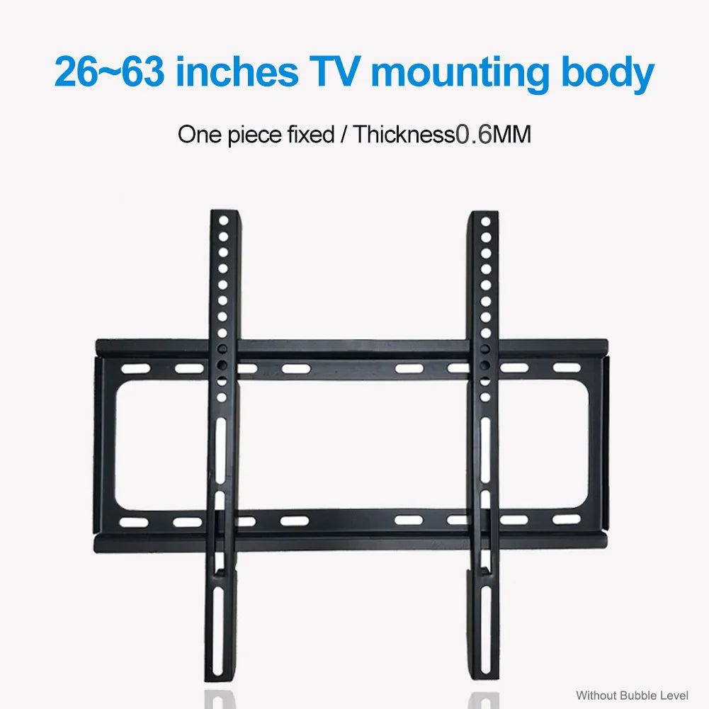 Soporte de pared universal para TV de 26 a 63 pulgadas, soporte de monitor ajustable de perfil bajo para TV, montaje en pared plano para monitor LCD LED