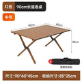 Mesa de pícnic para exteriores, escritorio de aluminio ligero, mesa plegable resistente, portátil, para acampar, para uso en el jardín y fiestas