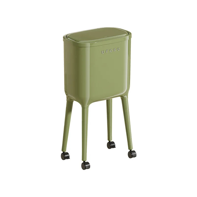 Cubos de basura - Bote de basura con pedal y tapa, gran capacidad, para cocina, baño, sala de estar, cierre suave, para el hogar