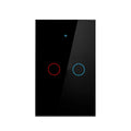 Tuya Wifi Smart Wall Light Switch 1/2/3 Gang EU Touch Switch Rf433 Wireless Remote Control For Alexa Google Home Voice Control