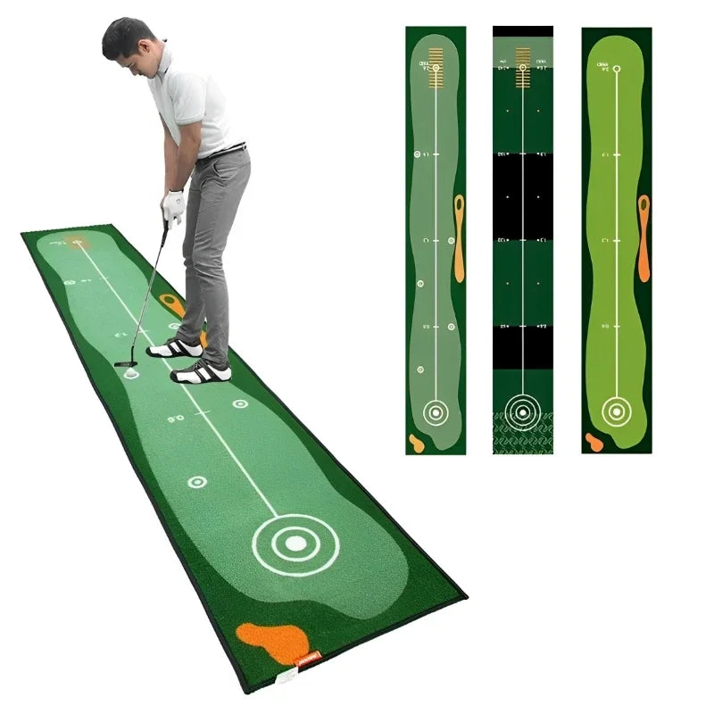 Tapete de golf para practicar putt en interiores y exteriores, alfombra de entrenamiento, almohadilla de calle de golf, lavable, antideslizante, 50x300cm JH1041